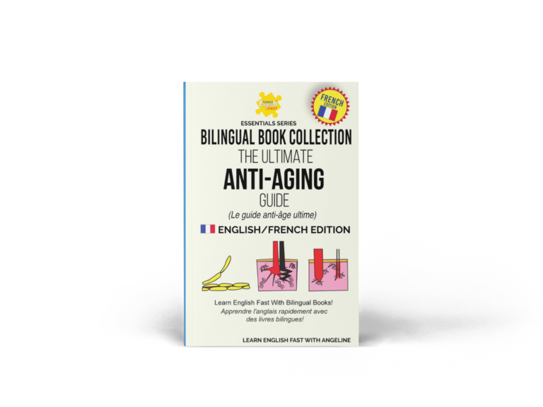 English french bilingual book on skincare